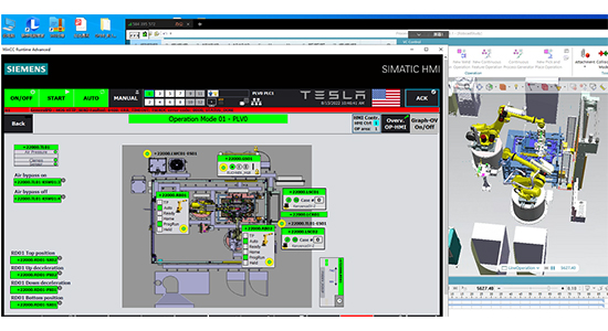 美國特斯拉工廠電池儲(chǔ)能線